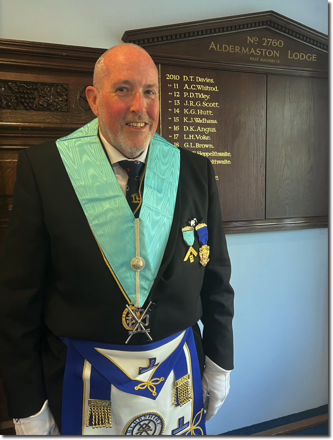 W Bro Danny Davis. Aldermaston Lodge L2760 - Berkshire Freemasonry